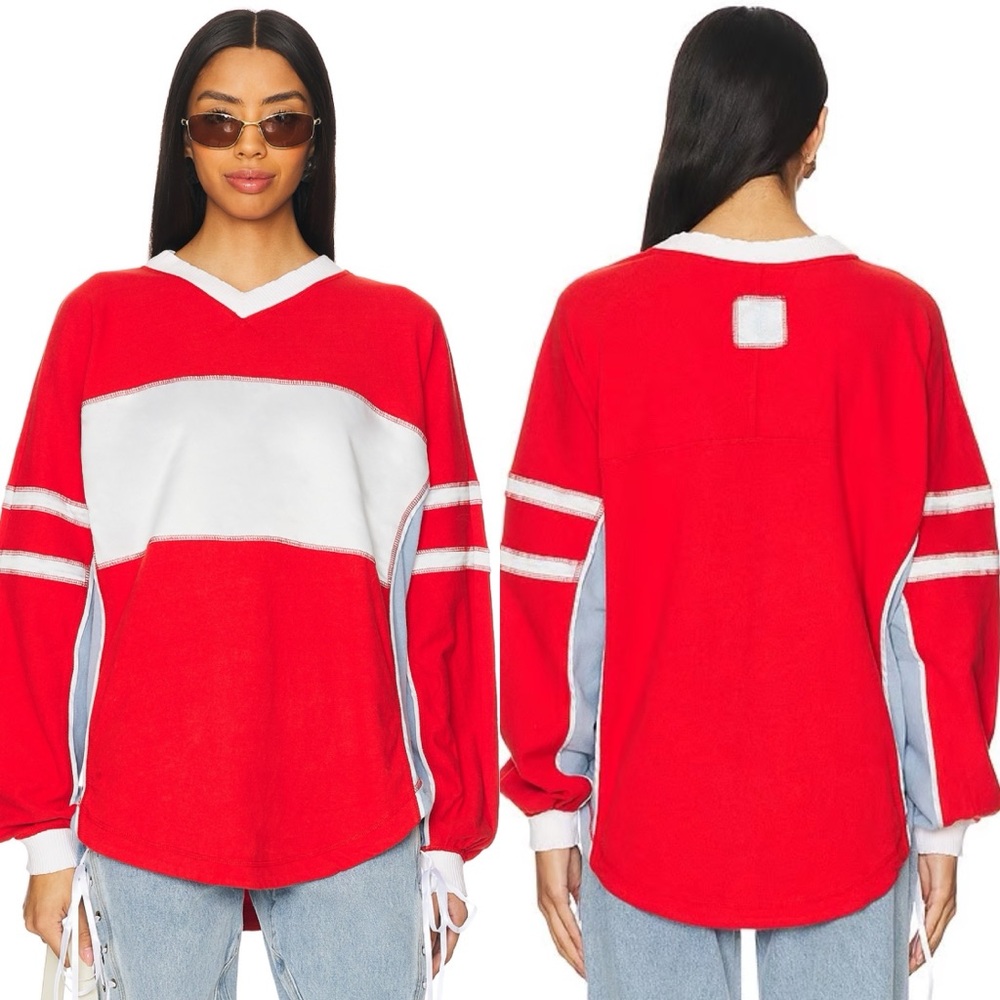 Free People Movement Rugby Ready Layer Top